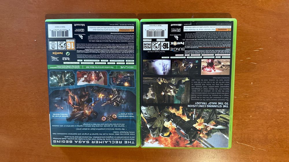 XBOX360 Halo 3 e 4 Edition (2 jogos)