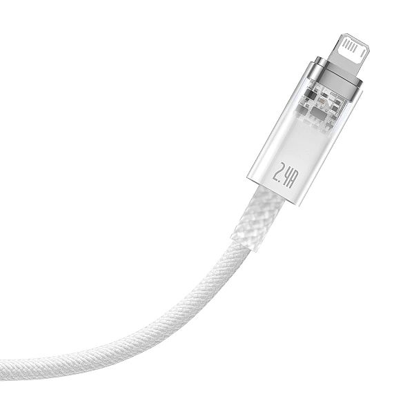 Baseus Explorer Series kabel przewód USB - Lightning 2,4A 2 m biały (C