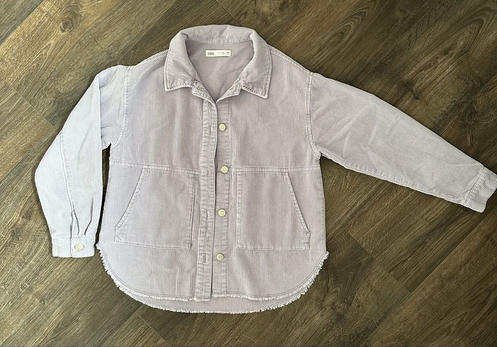 Рубашка на девочку вельветая Zara 11-12 лет