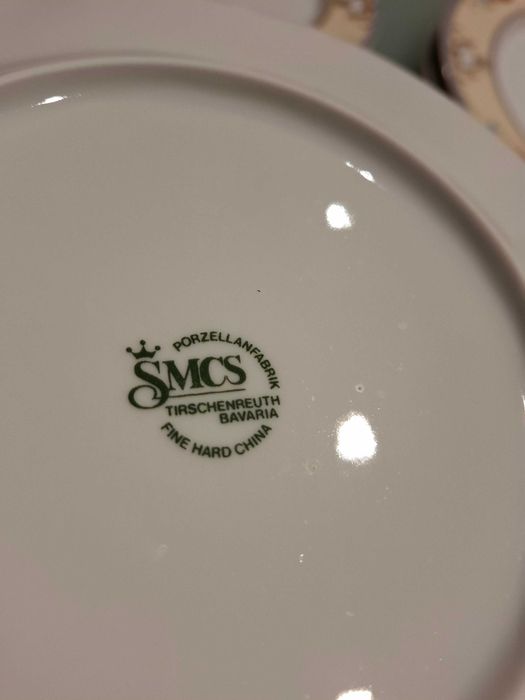 Serviço de jantar Alemão SMCS Porzellanfabrik  – excelente estado