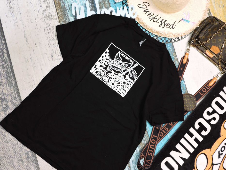 You Męski czarny t shirt XL