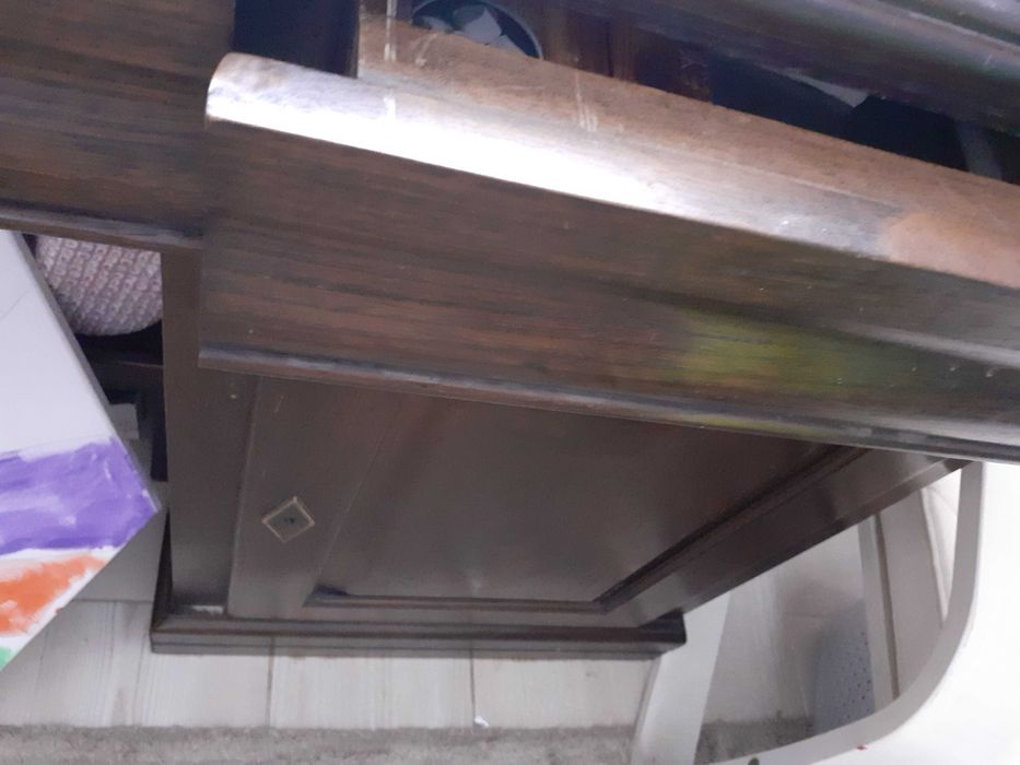 Secretaria, mesa computador madeira maciça