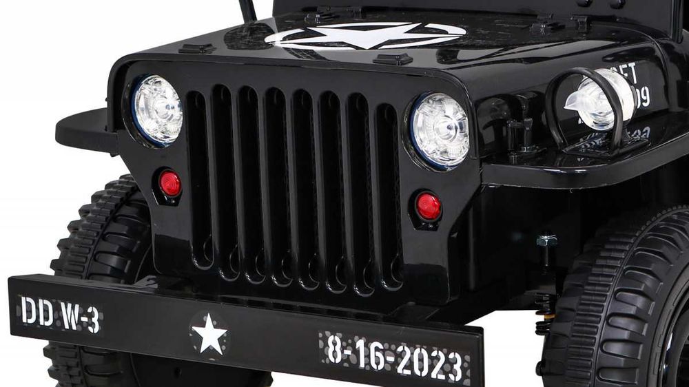 Auto autko Pojazd Retro Wojskowy 4x4 na akumulator dla dzieci