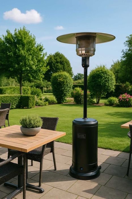 Aquecedor a gás exterior/esplanada Black&Decker 13kw