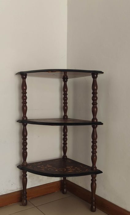 Conjunto de móvel + espelho e móvel de canto (conj. 3)