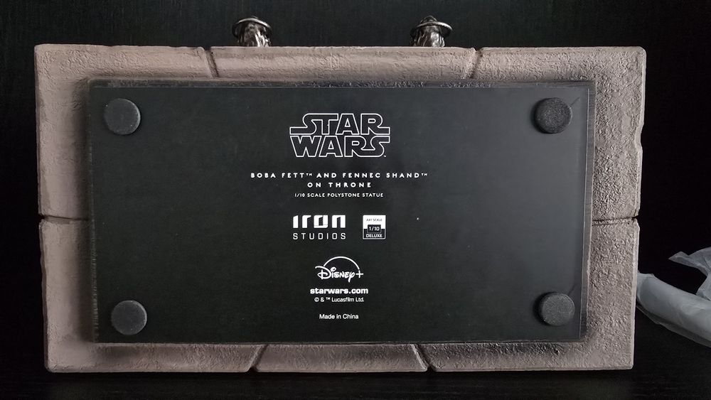 Bobba Fett and Fennec Shand Iron Studios 1/10  estátua