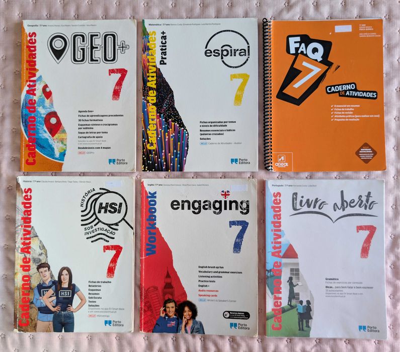 Cadernos de atividades 7º ano