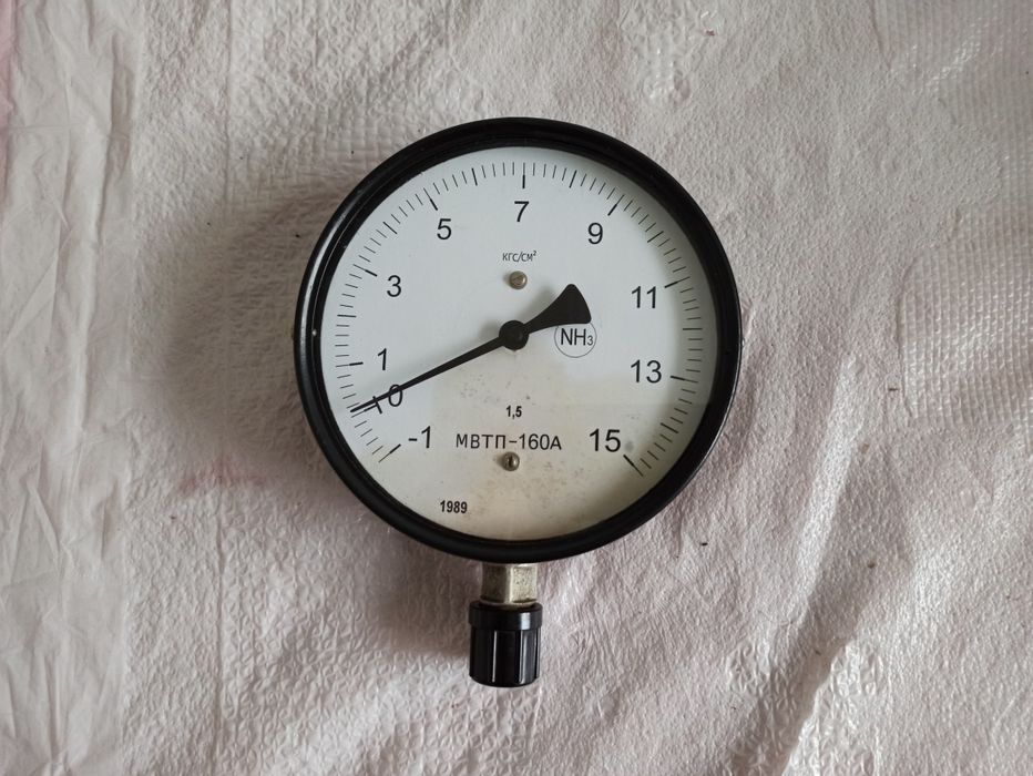 Манометр, мановакуумметр аміачні,прилади для вимірювання тиску