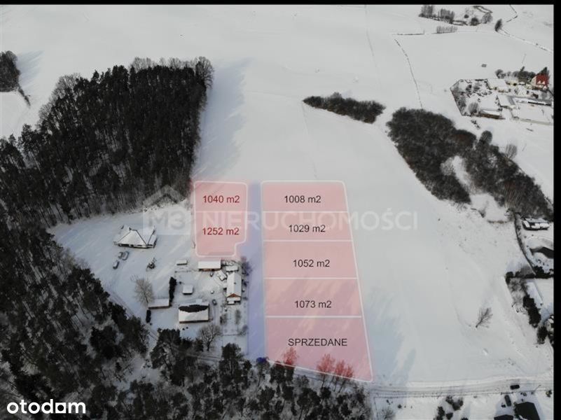 Działki budowlane w spokojnej okolicy - Jabłówko