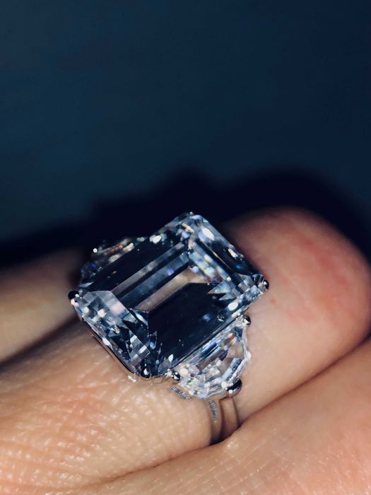 Каблучка срібло тайланд high carbon diamante