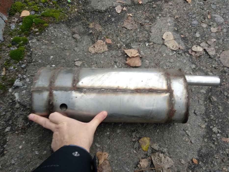 Глушник з нержавійки ЗАЗ
