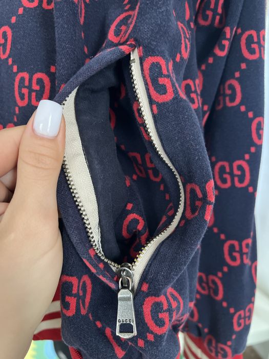 Gucci GG Monogram Track Jacket / Олімпійка / Кофта на блискавці 3XL