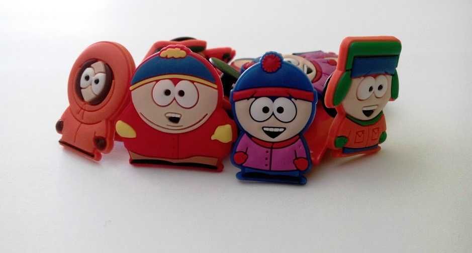 Pins da série South Park para calçado tipo crocs ou pulseiras