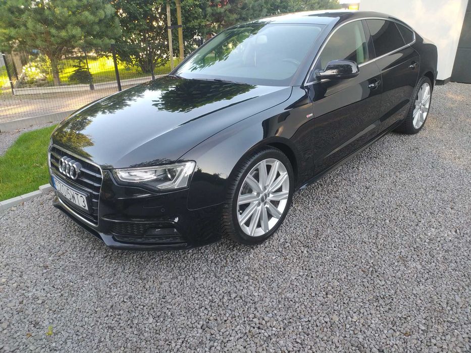 Audi A5 2.0 TDI s line 217 koni bezwypadkowy felgi 19 "