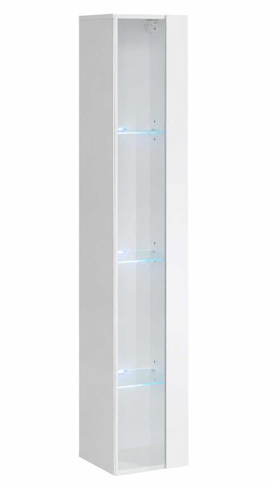 Witryna wisząca SWITCH WW1 180 cm biały połysk