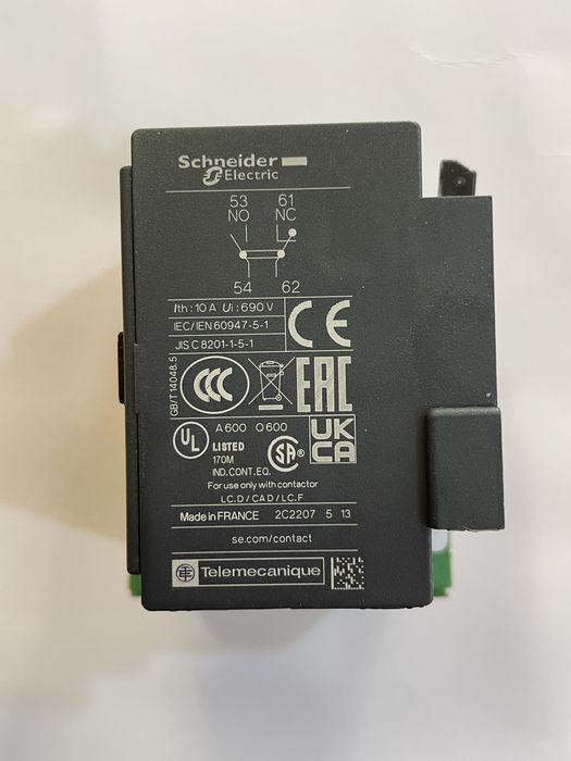 Bloco Contactos Auxiliares Schneider Electric TeSys LADN11 (Novo)