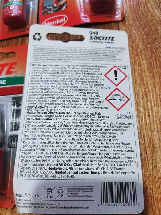 Паста монтажна Liqui Moly LM48  loctite 648