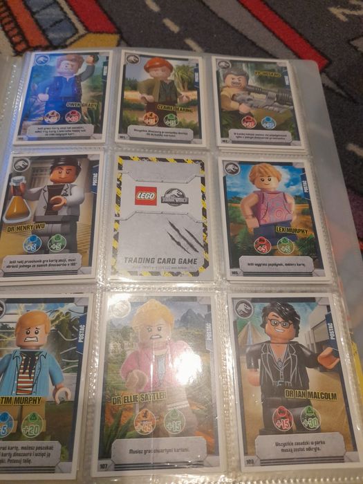 Karty Lego Jurassic world 2021