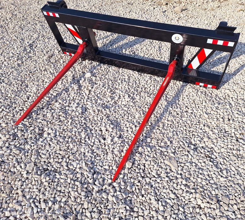 Widły do bel,  ramka do bel, balotów,  karetka, Euro-ramka,  zęby kute