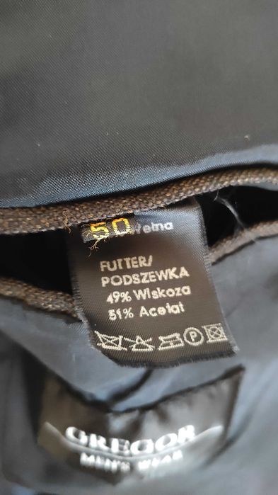 Męska marynarka Gregor, rozmiar 50