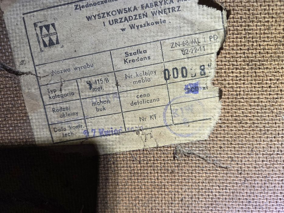 Sprzedam Doły meblościanek  z czasów PRL