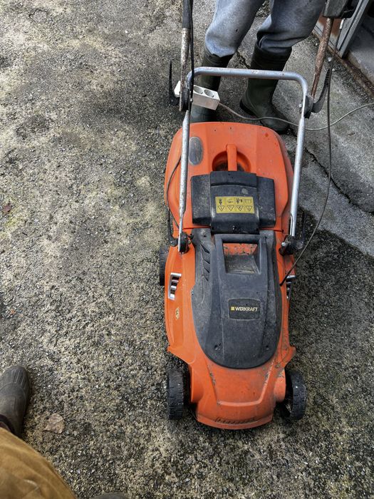 Máquina de cortar relva elétrica Werkraft WK-ELM1600 – 1600W