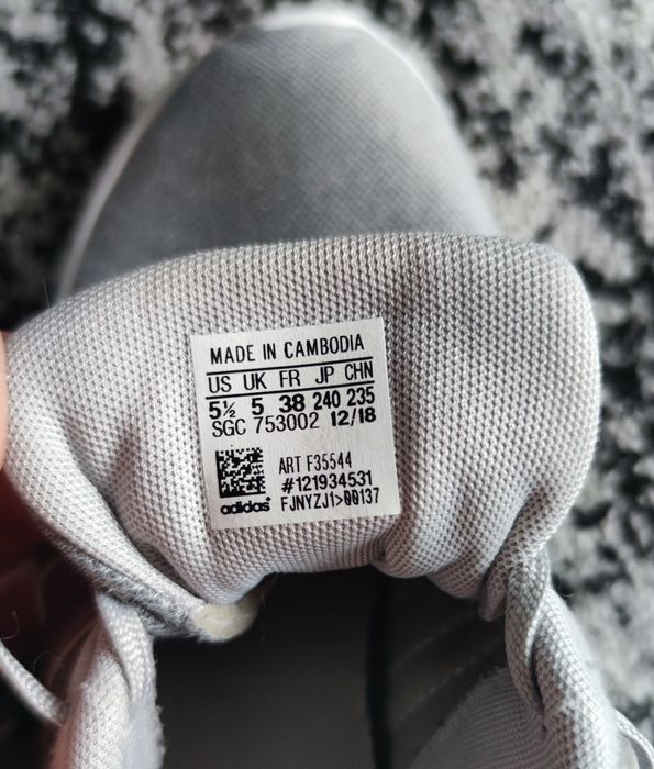 Adidas снікерcи lite racer k f35544 сірі