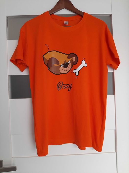 JAK NOWY - Sol's Regent - T-shirt męski, pomarańczowy, rozm. M