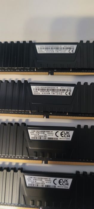 Corsair Vengeance Ram 32GB DDR4 3200MHz (4x8)