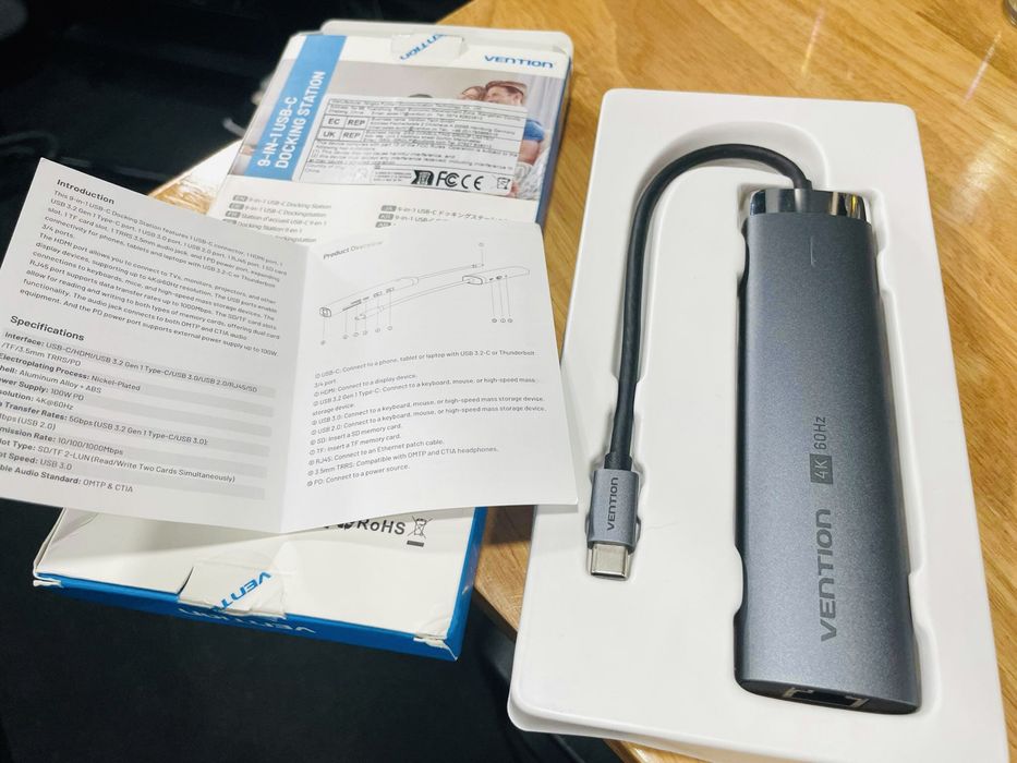 Vention 9-in-1 Hub / Docking Station64171750180225123