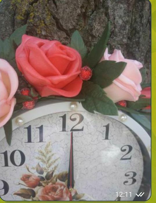 Настенные часы ручной работы