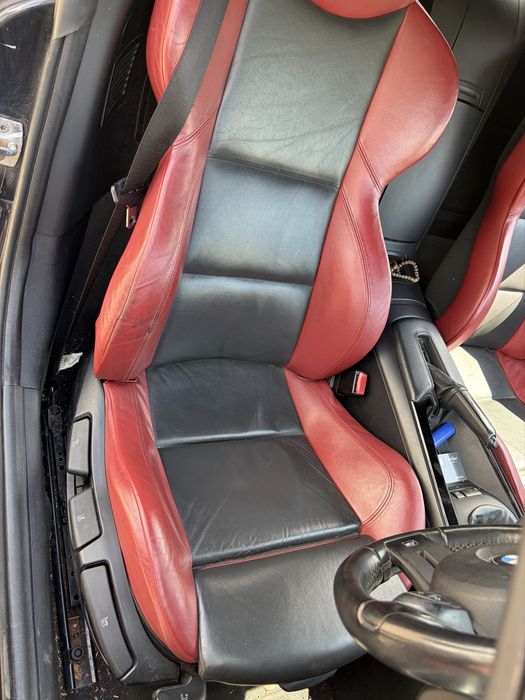 Fotele bmw z4 e85 lift Z4M skora sporty manualne M pakiet boczki grzane