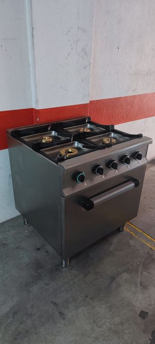 Fogão Industrial Junex 4 Queimadores + Forno | Linha 800