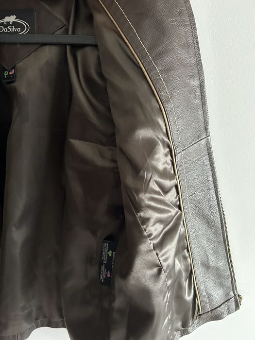 Jaqueta de couro legitimo