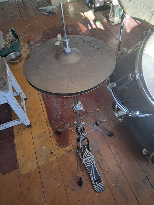 Perkusja+talerze+podwojna stopa