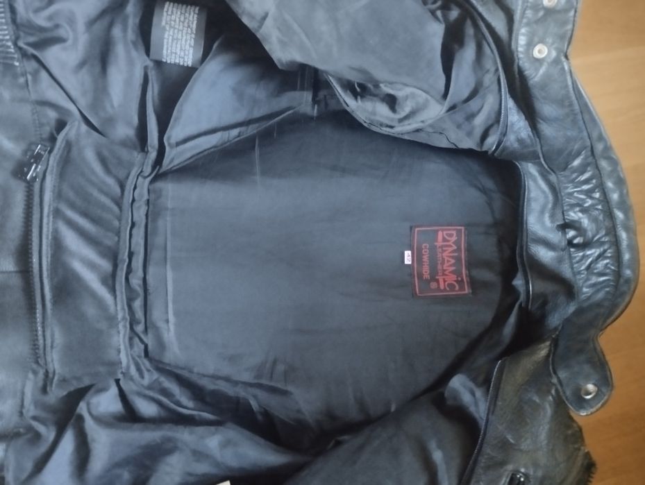 Kurtka i spodnie skóra