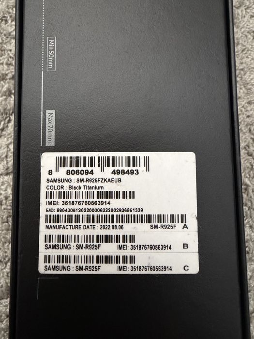 Smartwatch Samsung Galaxy 5 PRO Titanium LTE 45mm