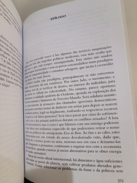A grande conspiração.
