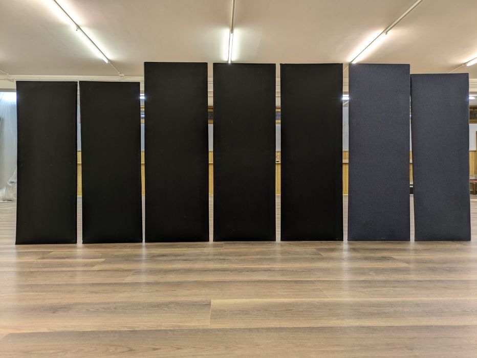 KIT de 13 Painéis p/ tratamento Acústico — Lã de Rocha & MDF (PORTO)