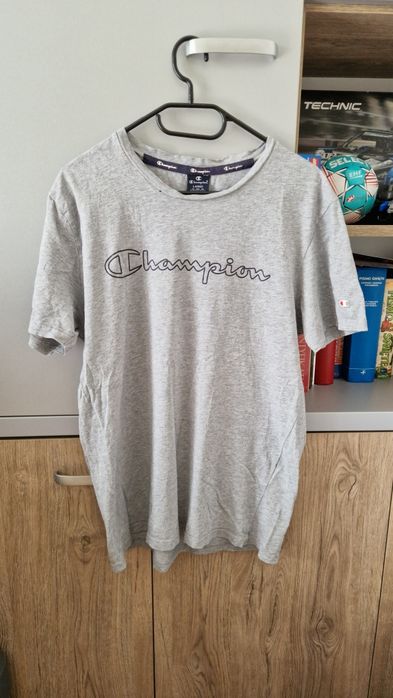 Koszulka t-shirt męski szara Champion /L