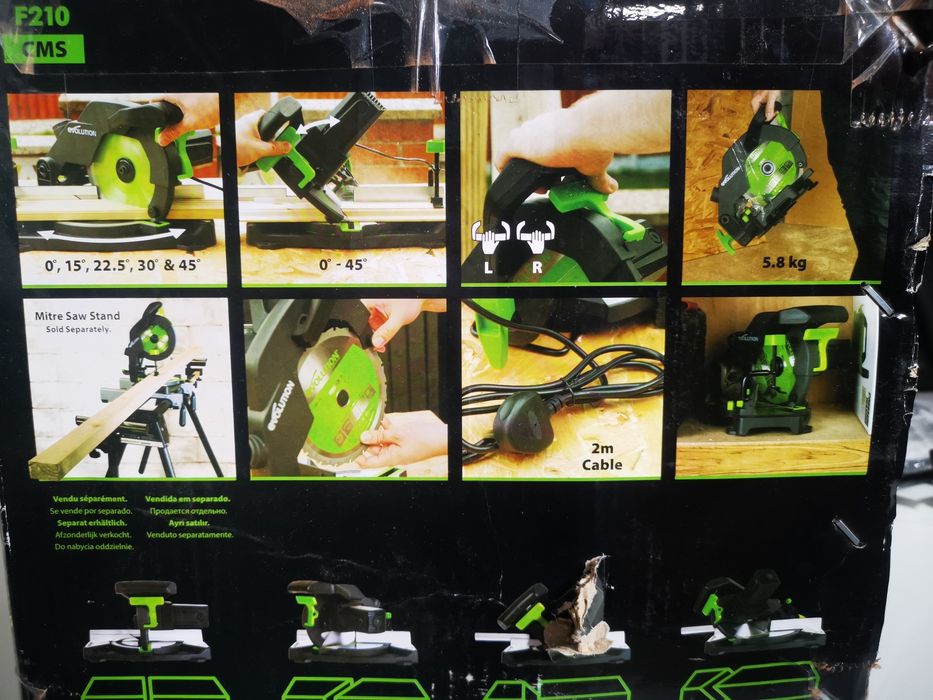 serra eléctrica esquadria