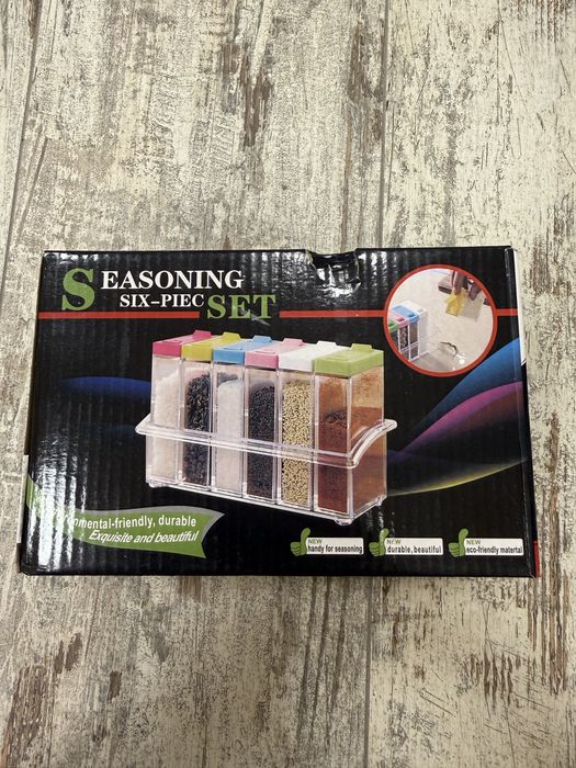 Набір контейнерів для спецій 6 секцій Seasoning Six-Piece Set Б/В