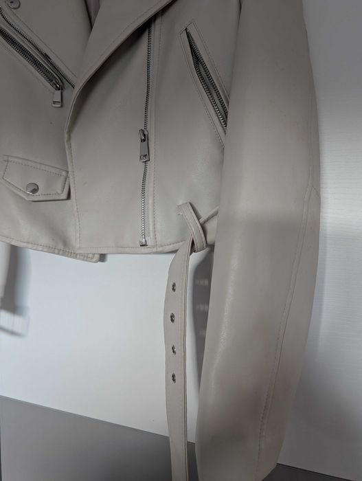 Casaco de napa branco