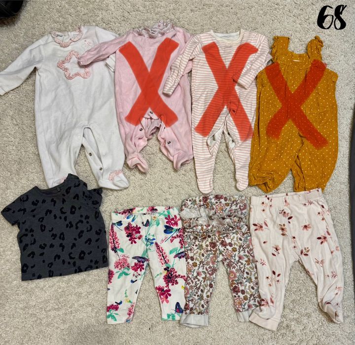 Дитячий одяг різного розміру