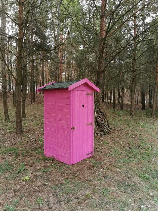 WC drewniane,ogrodowe,ROD,budowlane,wychodek,ubikacja,kibelek,sławojka
