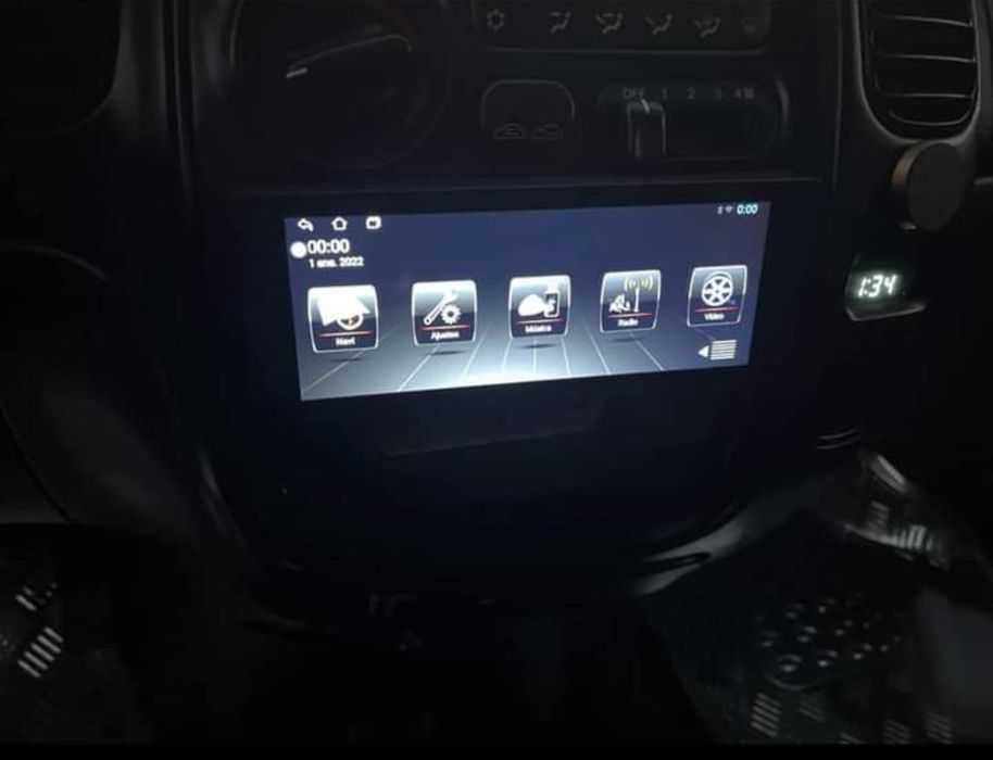 Rádio Android 14 com GPS 1 Din 6.9 Inch Universal (Novo)