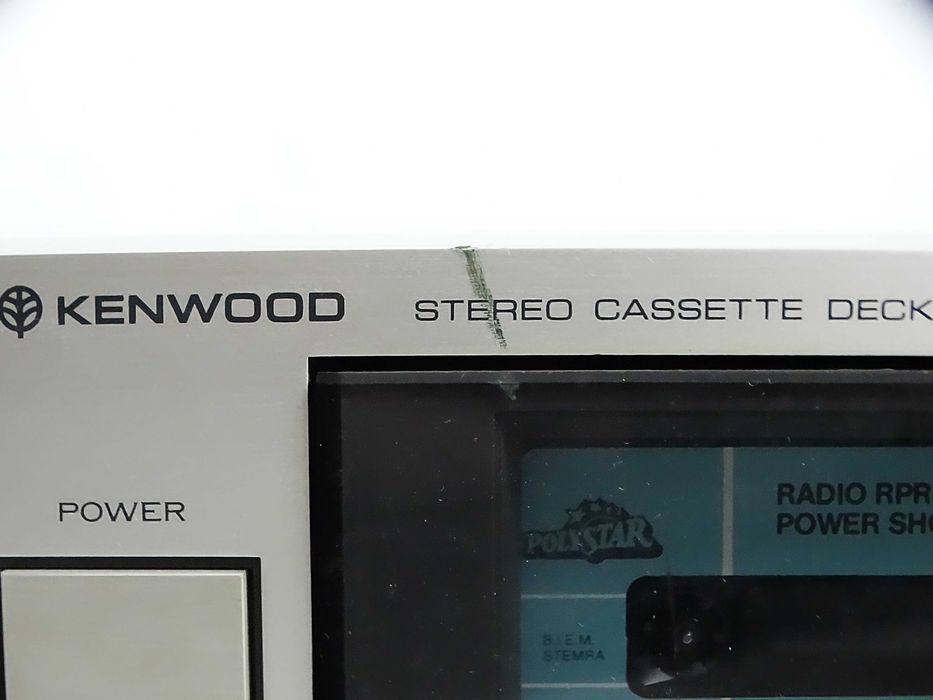Magnetofon kasetowy KENWOOD KX-100 – Uszkodzony / Na części / Do naprawy