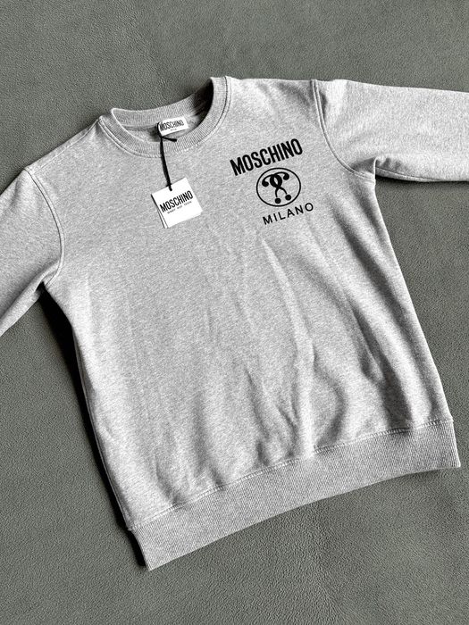 MOSCHINO damska szara bluza crewneck r. XS / NOWA / ORYGINALNA