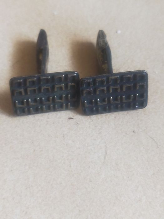 Spinki do mankietów, srebro lata 60