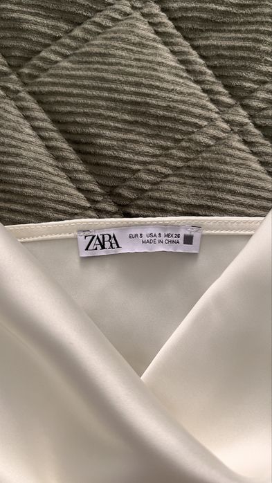 Сатиновий топ Zara розмір S